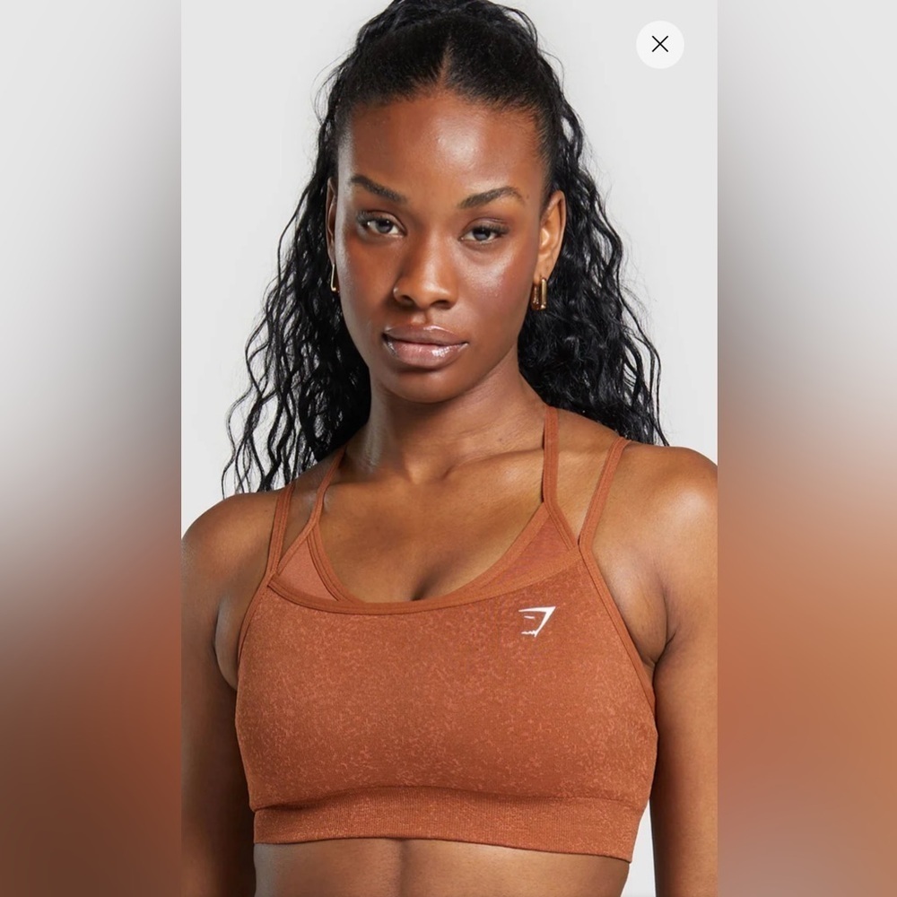 Gymshark Women’s Adapt Fleck Seamless Sports Bra, Size Small